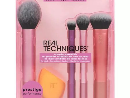 Real Techniques Everyday Essentials Makeup Brush Set Sale