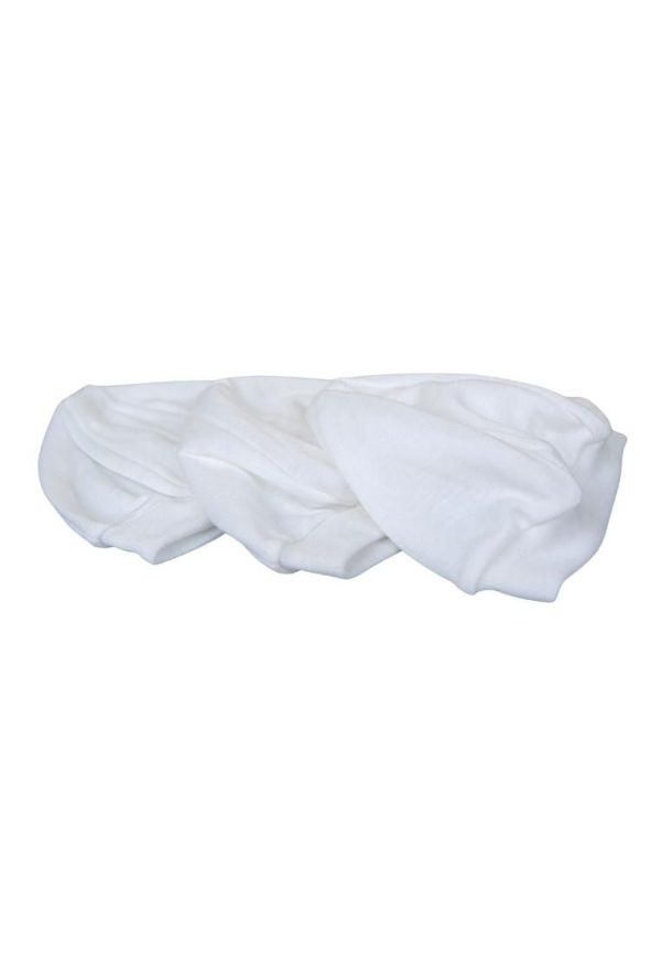 Landmark Bonnet 3 in 1 Tetron Cotton White on Sale