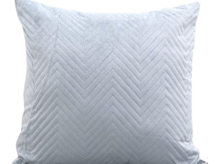 Landmark Velvet Throw Pillow Case Zigzag Design Back To Back on Sale