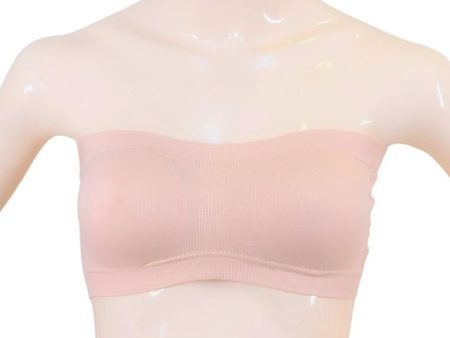 Santimo Bandeau with Cups - Beige Discount