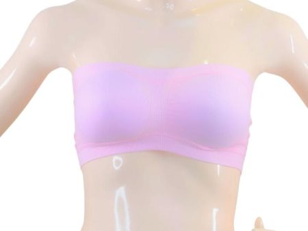 Santimo Bandeau with Cups - Pink For Cheap