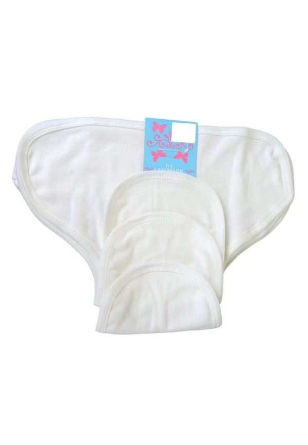 Landmark Diaper Panty 3 in 1 Chief Value Cotton White Online now