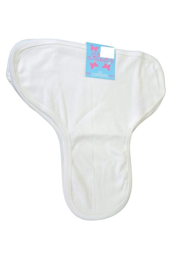 Landmark Diaper Panty 3 in 1 Chief Value Cotton White Online now