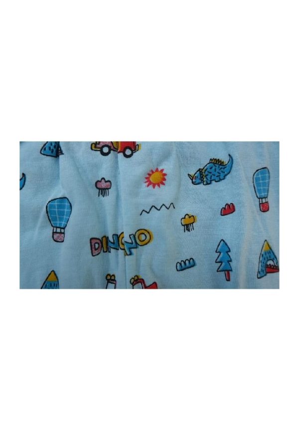 Landmark 2 in 1 Pajama Pants Band Dinosaur,Sun and Football, Sports - Light Blue Teal For Sale