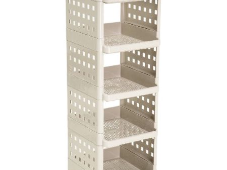 Megabox Utility Rack 5 -Layer - Light Gray Fashion